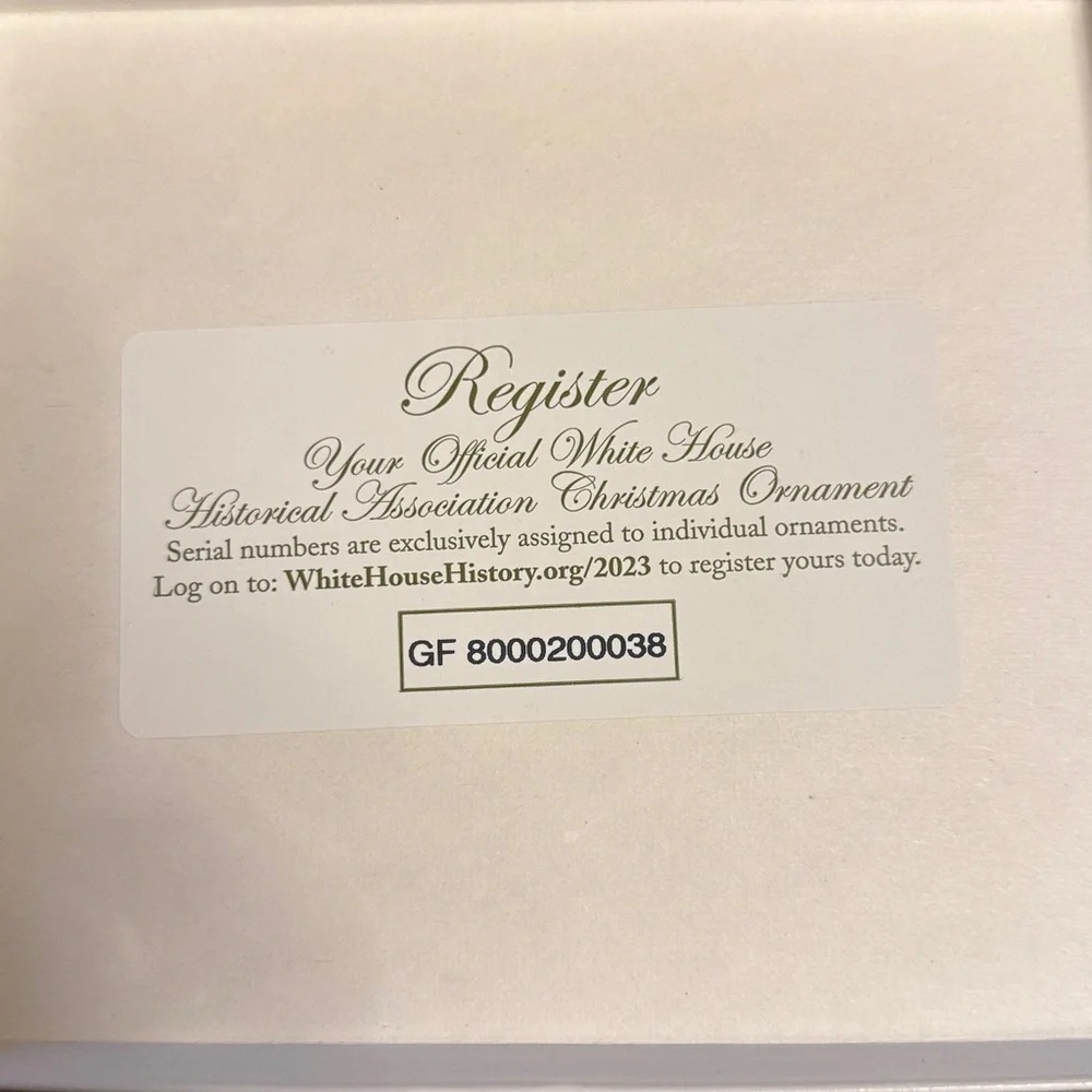 2023 The White House Historical Association Christmas Ornament - Picture 3 of 5